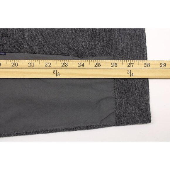 Johnnie-O Men's Hooded Flex Quarter Zip Pullover Hoodie Wool Blend Grey Sz L - Picture 8 of 13